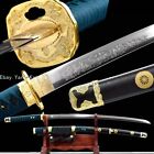 Handmade Tachi Manganese Steel Full Tang Samurai Katana Sword Sharp Carved Blade