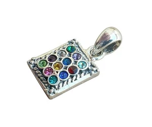 Priestly Breastplate Hoshen Choshen Stones Necklace & Pendant Silver 925 With   - Picture 1 of 3