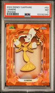 LUMIERE 2024 TOPPS CHROME DISNEY SAPPHIRE EDITION | ORANGE [#6/25] PSA 7 - Picture 1 of 2