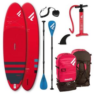 Fanatic Fly Air Pure inflatable SUP 9.8 Stand up Paddle Board mit Pure Paddel 29