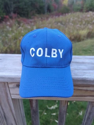 Boné de beisebol ajustável Colby Maine azul algodão com alça - Imagem 1 de 4