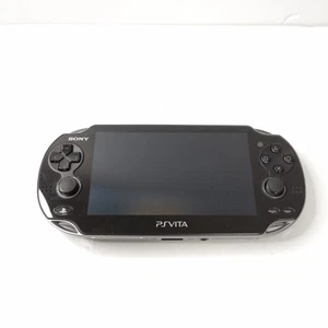 North America PS Vita PCH-1001 Crystal Black Excellent - Picture 1 of 9