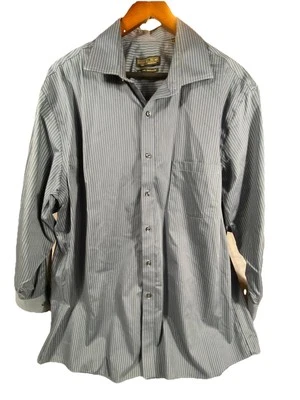 Camisa de vestir Donald J. Trump Signature Collection sin hierro a rayas 17,5 32-33 Foto 1 de 4