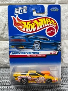 Hot Wheels 2000 First Editions #4 of 36 Cars Pro Stock Firebird 2000 #064 Yellow - Picture 1 of 4
