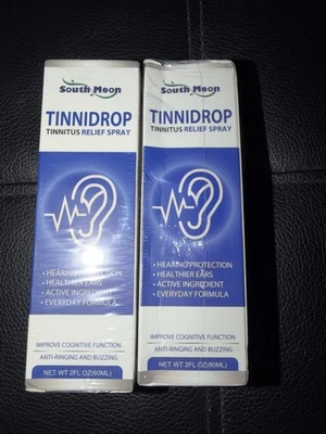 Alivio del tinnitus para zumbidos en los oídos, spray alivio del tinnitus 60 ml ¡Lote de 2!! Foto 1 de 2