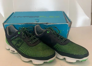 Footjoy Hyperflex 2.0 Golf Shoes Men's Size 9.5M Navy Green Soft Spikes 51007 - Picture 1 of 8
