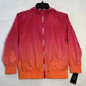 ID Ideology Girls Pink Jacket Windbreaker Ombre Hooded New msrp $45 - Picture 1 of 10
