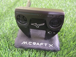 Mint left handed Mizuno M. Craft X SIX S6 Putter, 34", Headcover, w/o Weight Kit - Picture 1 of 5