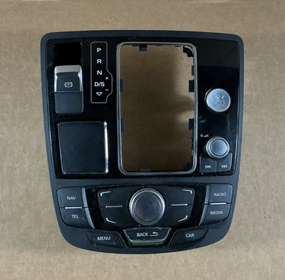 2012-2015 Audi A7 Quattro Center Console MMI Radio Navigation Control Panel OEM - Image 1 of 4