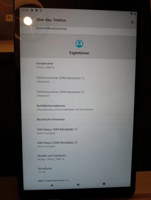 Odys Space One 10 64GB, Wi-Fi + 4G (Ohne Simlock) 10,1 Zoll - Schwarz - Bild 1 von 4