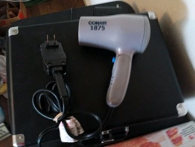 Secador de pelo compacto con mango plegable 1875 vatios peinado de doble voltaje - viaje  Foto 1 de 4