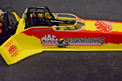 1997 MAC Tools Gatornationals  1:24 Top Fuel Dragster 1 of 8,500 - Red & Yellow - Image 1 of 4