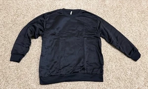 Sudadera pulóver polar manga larga para adultos negra talla 2XL  - Imagen 1 de 6