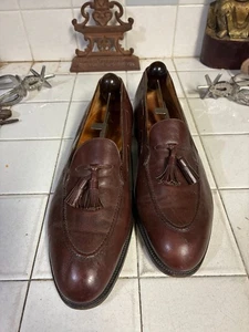 JM Weston Carmel Cognac Tassel Loafers Men's US size 9 D, Made in France - Picture 1 of 15