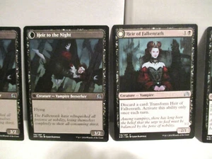 HEIR OF FALKENRATH /HEIR TO THE NIGHT (x4), MTG, Shadows Over Innistrad VAMPIRE - Picture 1 of 7