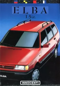 Innocenti Elba 1,5 i.e. 1.3 1992 Italienischer Markt Farbverkaufsprospekt - Bild 1 von 1
