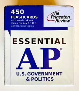 The Princeton Review Essential AP U.S. Government & Politics 450 Flashcards - Picture 1 of 1