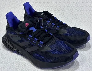 ADIDAS 4DFWD Pulse Black Ink Pink Reflective Running Shoes Sneakers Mens 8.5 10 - Picture 1 of 16