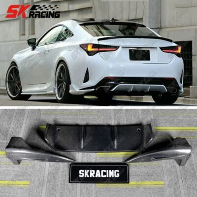 Forged/Carbon Fiber Rear Bumper Diffuser Lip For Lexus RC300 RC350 F-Sport 2019+ - Image 1 of 4