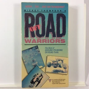 Mickey Thompson's OFF ROAD WARRIORS VHS 1986 Monster Trucks ATV's Funny Cars - Picture 1 of 12