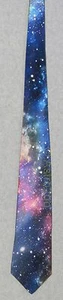 DEEP SPACE DUST NEBULA STARS ASTRONOMY SCIENCE Sublimation Novelty Necktie - Picture 1 of 5