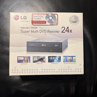 LG GH24NS90 Internal Super-Multi DVD Rewriter 24x - Image 1 of 4