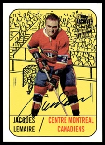 2001-02 Topps / O-Pee-Chee Archives Autographs Jacques Lemaire Auto Montreal - Picture 1 of 2
