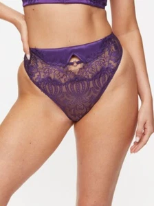 BNWT Ann Summers, The Headturner, high waisted Brazilian brief, purple, size 12 - Picture 1 of 4