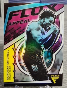 Donovan Mitchell 2020-21 Flux Flux Appeal Silver Prizm #25 Utah Jazz/Cavs