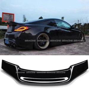For Hyundai Genesis Coupe 2009-2016 Gloss Black Duckbill Rear Trunk Spoiler Wing - Picture 1 of 11