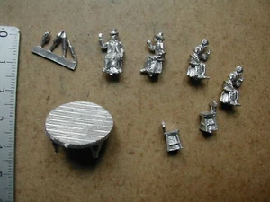 CARDS PLAYERS/JOUEUR DE CARTES /WESTERN OLD WEST BLUE MOON 15MM MINIATURE P729 - Imagen 1 de 1