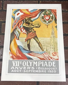 Antwerp Summer Olympiad Games - 1920 - 12"x 16" Poster - Picture 1 of 4