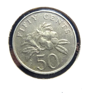 Singapore 1987 50 Cents ๐ - Picture 1 of 2