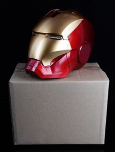 1:1 Iron Man Helmet MK7 Glow Openable Mask Cosplay Wearable Prop KID Helmet - Picture 1 of 9