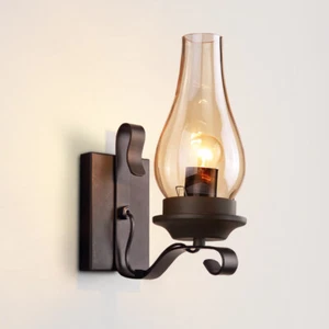 Bar Wall Lamp Glass Kitchen Wall Lights Bedroom Wall Light Porch Wall Lighting - Picture 1 of 12