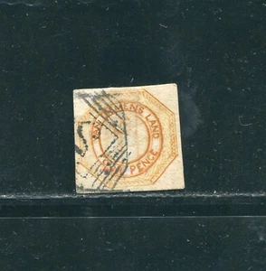 TASMANIA 1853 FOUR PENCE ORANGE VAN DIEMENS LAND - Picture 1 of 2