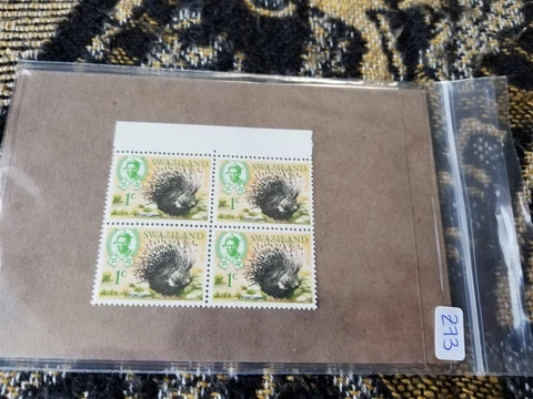 Swaziland MNH 1 Cent - 1969 Native Wild Animals - Z73 Cover