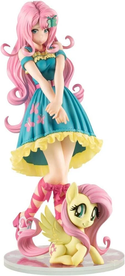 new Fluttershy Action Figure My Little Pony Bishoujo Princess Statue 21cm Toys