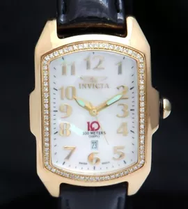 RELOJ FREGONA INVICTA Baby Lupah II DIAMANTE Bisel Oro 31mm 3793 LIMITADO Batería Nueva - Imagen 1 de 7