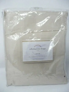 Pottery Barn Silk Sahara Drape 50x124" cotton lining ONE - Picture 1 of 2