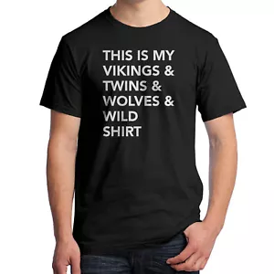 Camisa This is My Vikings, Twins, Wolves & Wild Minnesota Sports Teams 2156 - Imagen 1 de 5