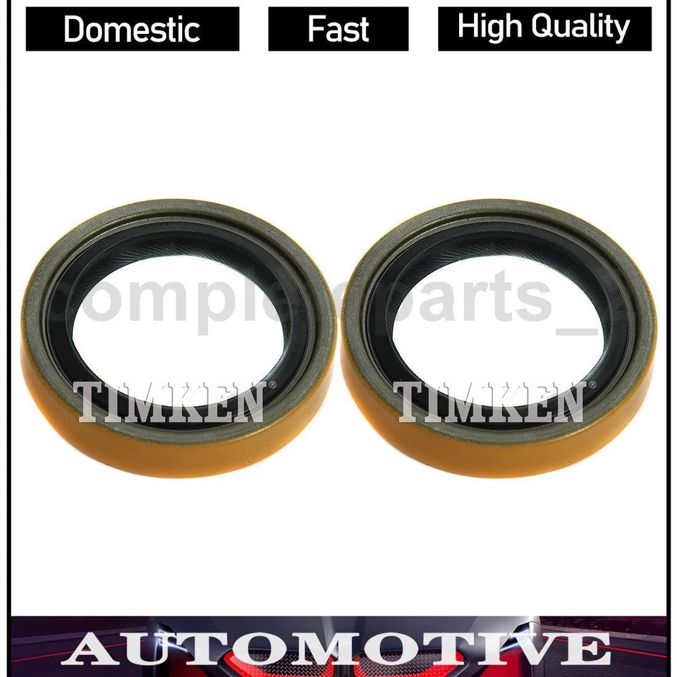 2 Rear Outer Wheel Seal Fits Dodge Colt 2.6L - Image 1 of 4