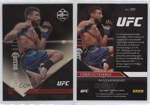 2023 Panini Chronicles UFC Limited Chris Gutierrez #205 Rookie RC