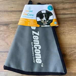 ZenPet Pet Recovery Soft Cone E-Collar for Dogs and Cats - Large - Picture 1 of 4