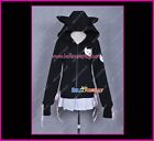 Durarara  Cosplay Costume Kururi Orihara Black Hoodie Zipper Jacket Well Made