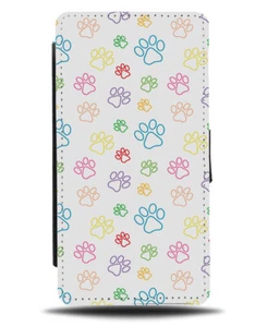 Estuche tipo billetera abatible con pasos de animales para niños coloridos estampados de patas patas patas G812  - Imagen 1 de 3