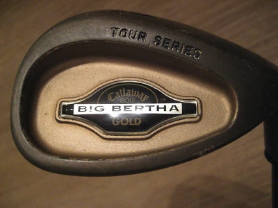 Callaway BIG BERTHA GOLD TOUR SERIES BeCu 56* Sand Wedge + New Grip- 37" Long! - Image 1 of 4