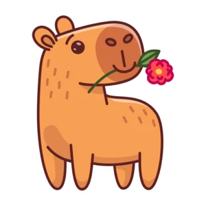 Adesivi Auto Sticker Divertenti Capybara Sticker - Foto 1 di 1