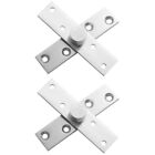  2 PCS Concealed Pivot Hinge Hinges for Doors Interior Stainless Steel