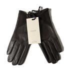 TOP SELLER- NWT Beautiful Womens Numph Brown Leather Gloves Size SMALL/MEDIUM 
